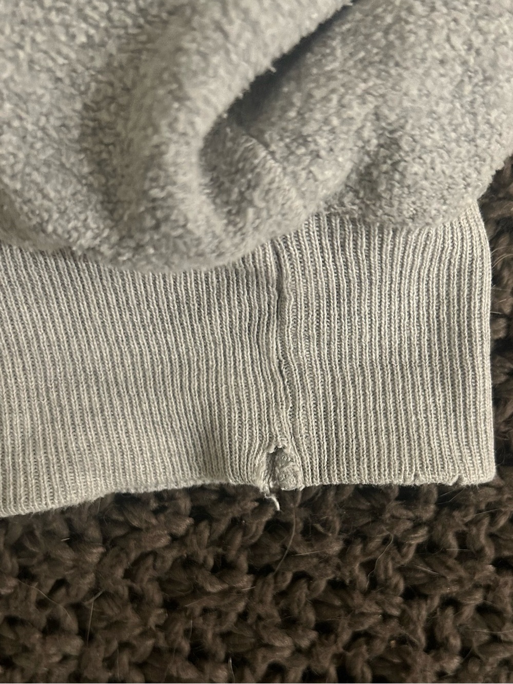 Champion Vintage Grey Micro Cropped Crewneck Sweatshirt Streetwear Y2K Large - Picture 6 of 10